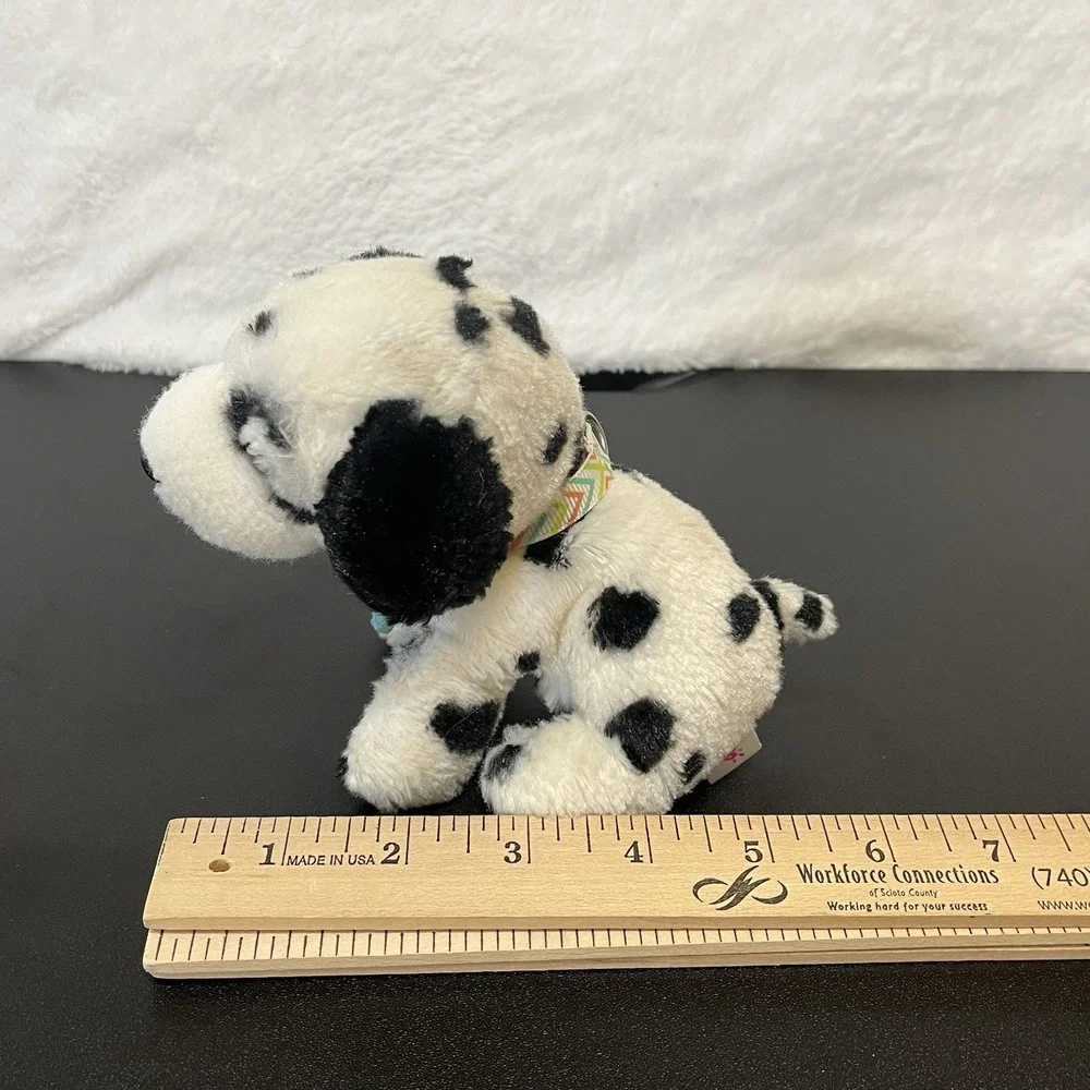 MADDIE the Dalmatian Dog Mini Plush Stuffed Animal by Justice Name Tag Collar